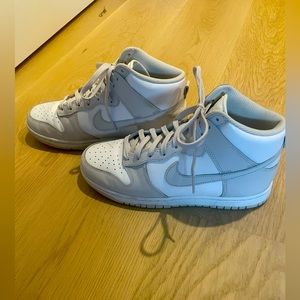 Nike dunks high grey men's size 8